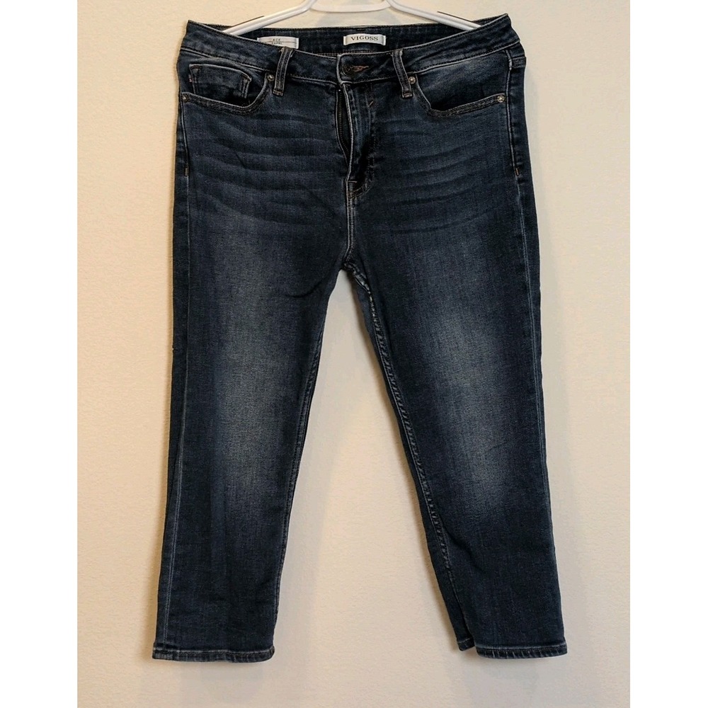 Vigoss Women's Blue Ace Capri Jeans 8/10x29